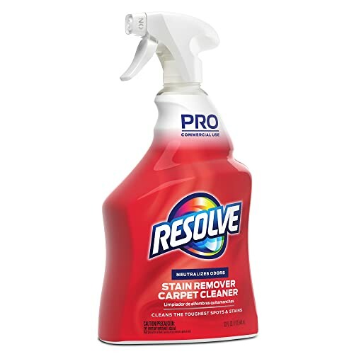 Resolve Pro commercial use stain remover carpet cleaner spray bottle.